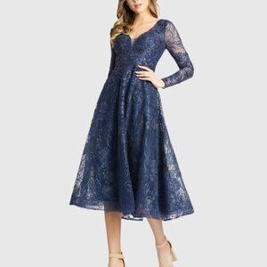 Mac Duggal Blue Cocktai/Formall Dress